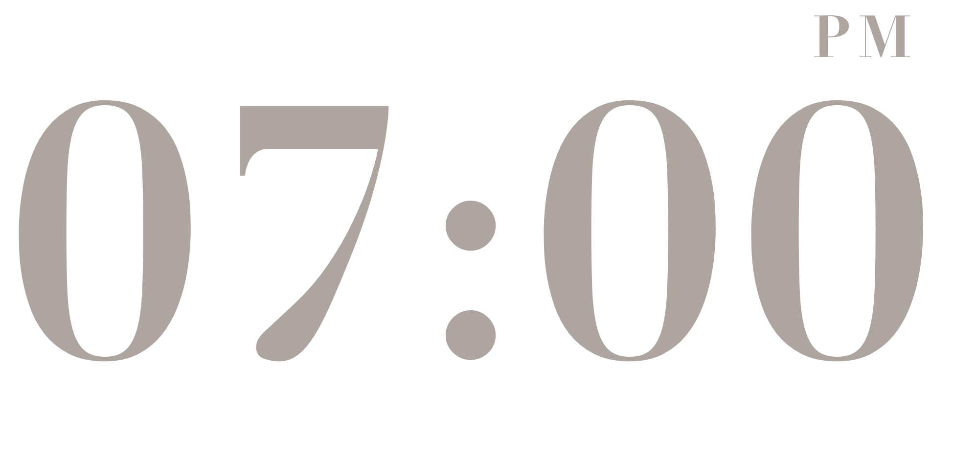 07:00 PM