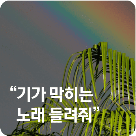 기가 막히는 노래 들려줘